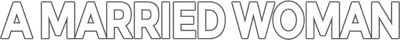 Una donna sposata